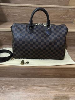 Tas Wanita Authentic Shoulder Bag Louis Vuitton LV Bandou Damier Size 35 Original Branded Preloved