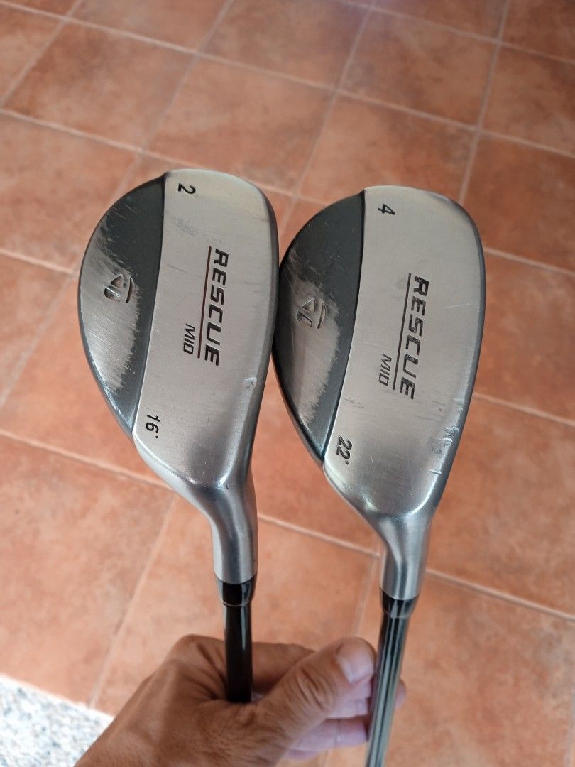 TaylorMade mid rescue utility golf club, Sports Equipment, Sports & Games, Golf on Carousell