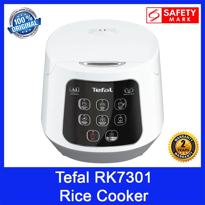 Tefal RK7301 Rice Cooker. AI Smart Cooking Technology. 1L Bowl Capacity