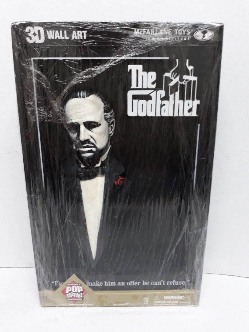 ポスター The Godfather 3D Wall Art McFarlane Toys The Godfather 3D Wall Art McFarlane Toys The Godfather Don