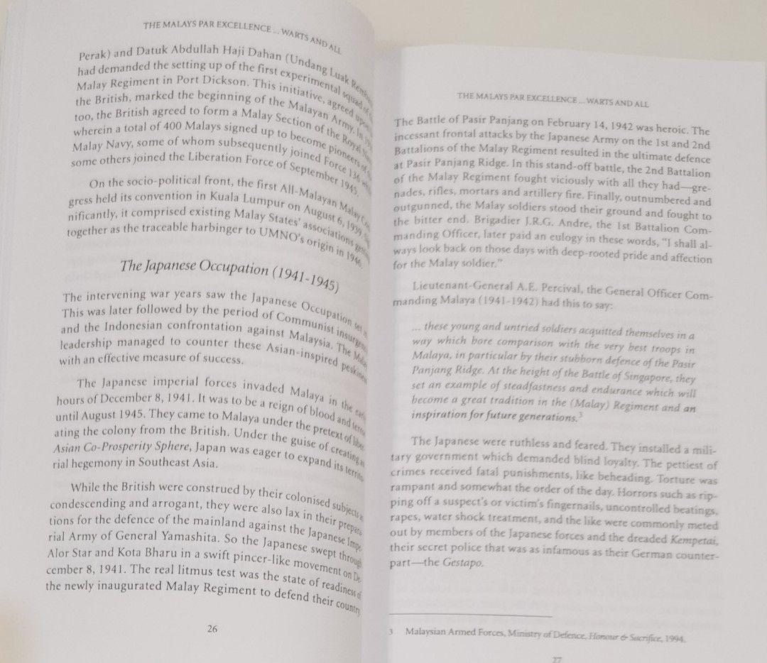 THE MALAYS PAR EXCELLENCE, Hobbies & Toys, Books & Magazines