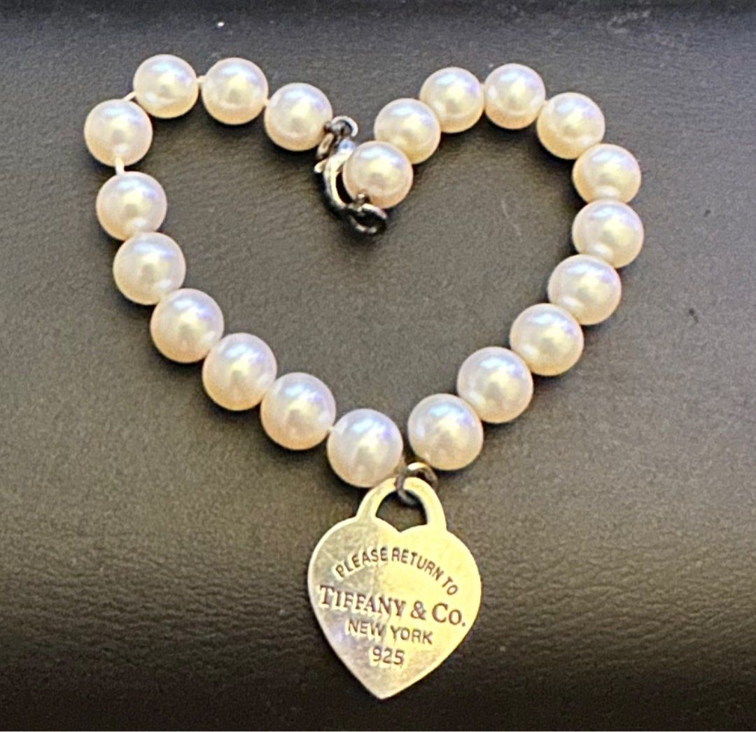 Tiffany Co t c Pearl Bracelet Women s Fashion Jewelry Organisers Bracelets on Carousell