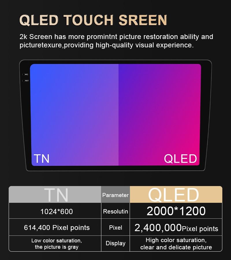 TOYOTA COROLLA ALTIS ANDROID PLAYER HEADUNIT 2K 8 CORE WIRED+WIRELESS