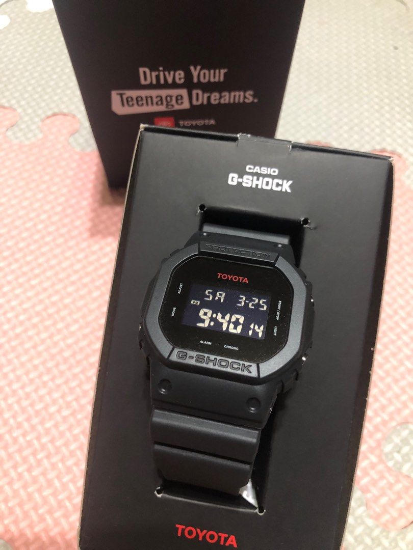 Toyota x Casio G Shock watch, Men's Fashion, Watches & Accessories