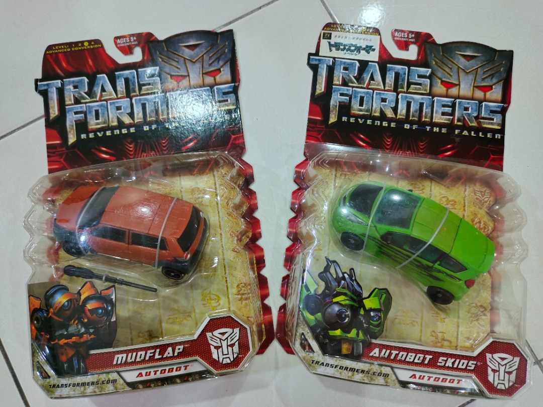 Transformers ROTF Autobot Skid and Mudflap combo set, Hobbies & Toys