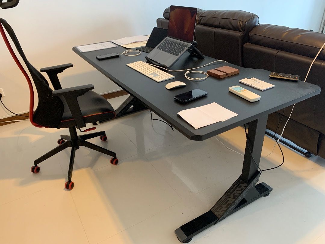 up down desk with chair, Furniture & Home Living, Furniture, Tables ...