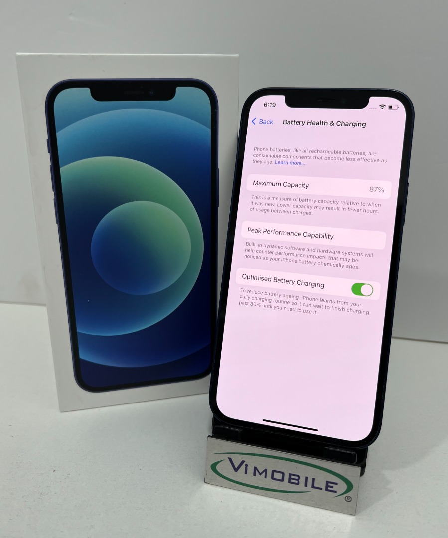 Used iPhone 12 128GB Blue, Mobile Phones & Gadgets, Mobile Phones