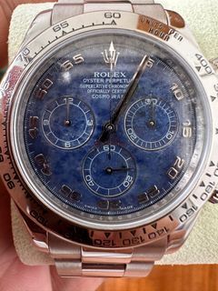 Very rare Daytona 116509 Sodalite dial white gold for sale