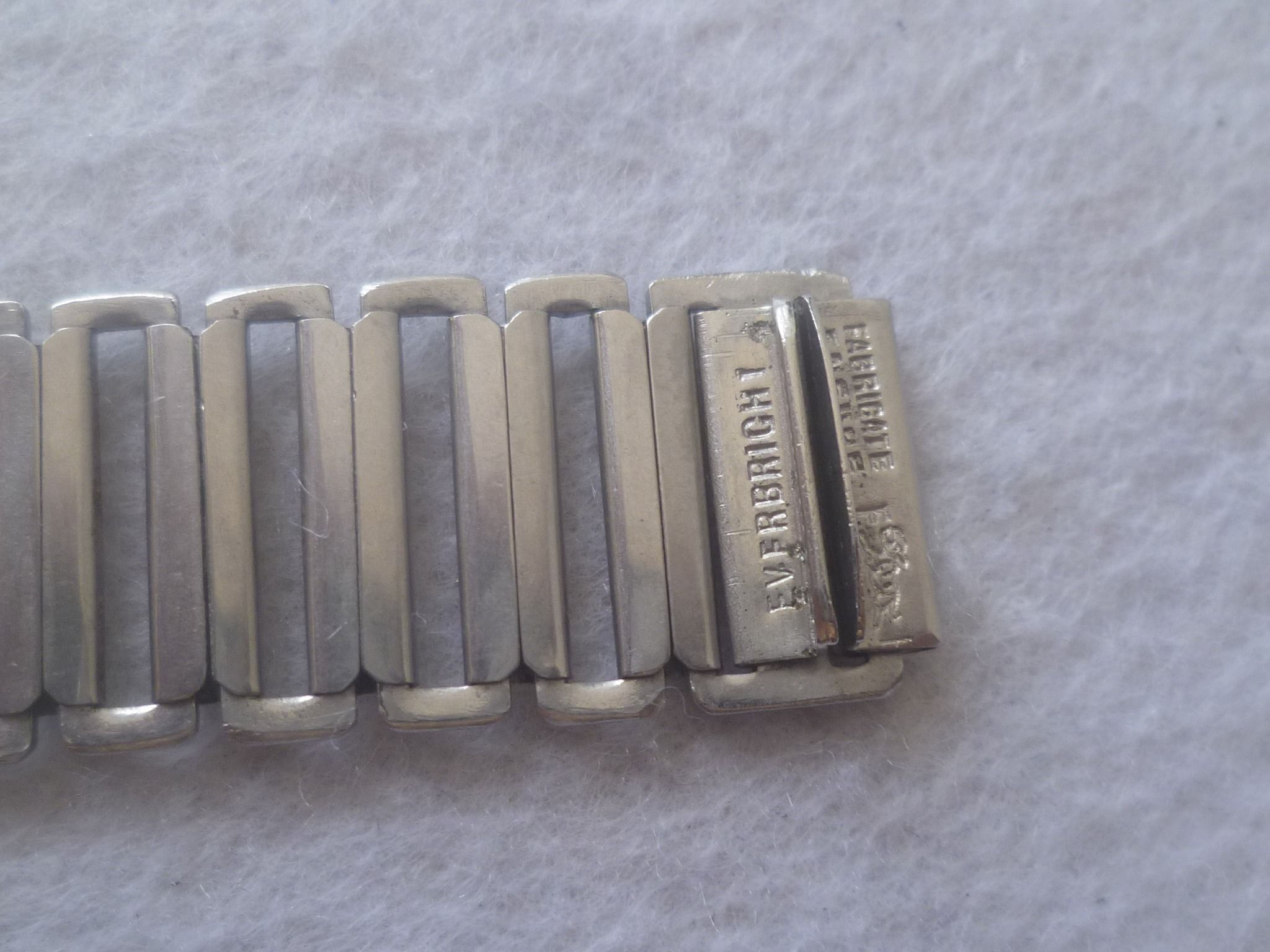 Vintage ! 50s' Swiss Everbright Stainless Steel Ladder Military watch ...