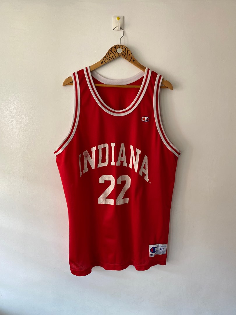 Vintage Champion Indiana Basketball Jersey, Men's Fashion, Activewear