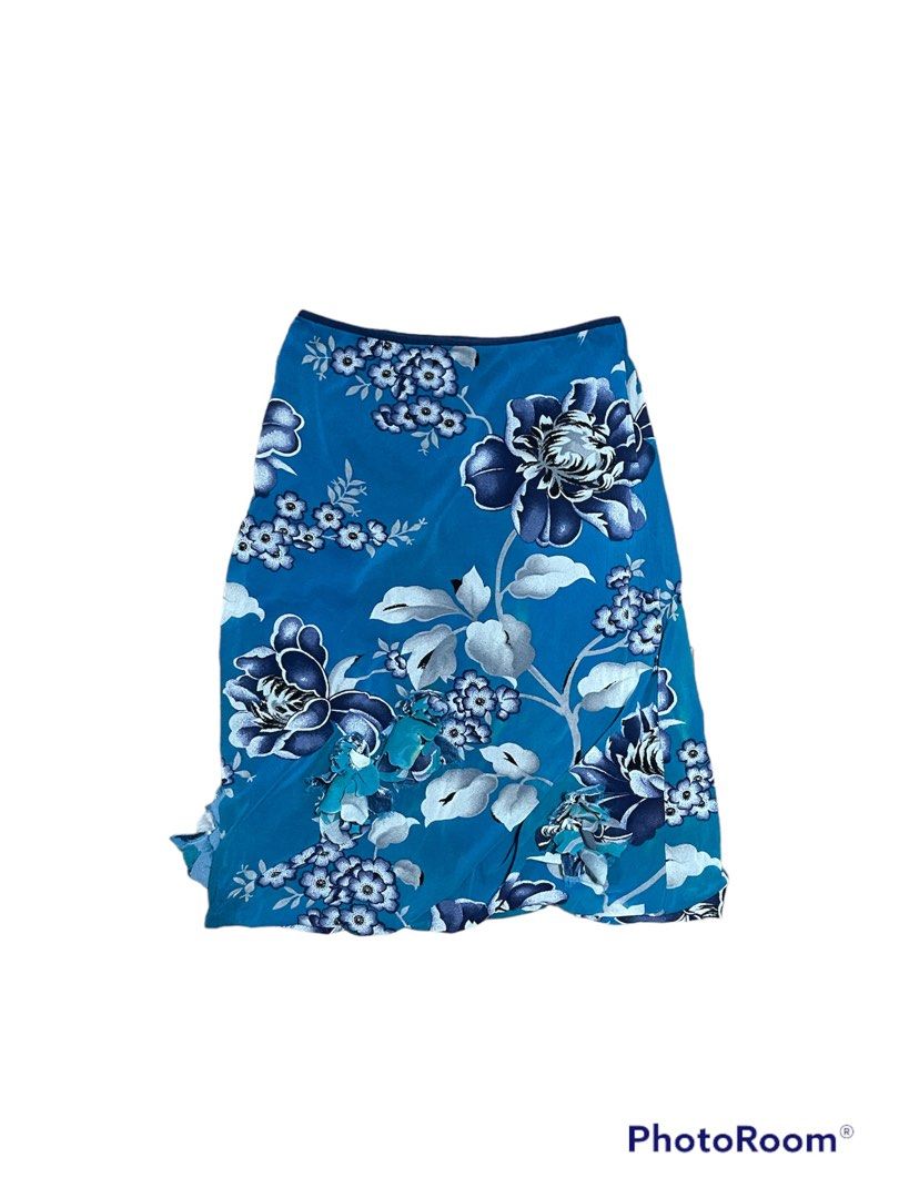 vivienne tam mesh flower skirt summer cover up skirt on Carousell
