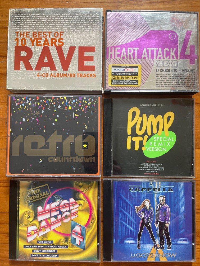 VMP Retro Countdown / 10 Years of Rave / Capella / Pump It / Mega Dance ...