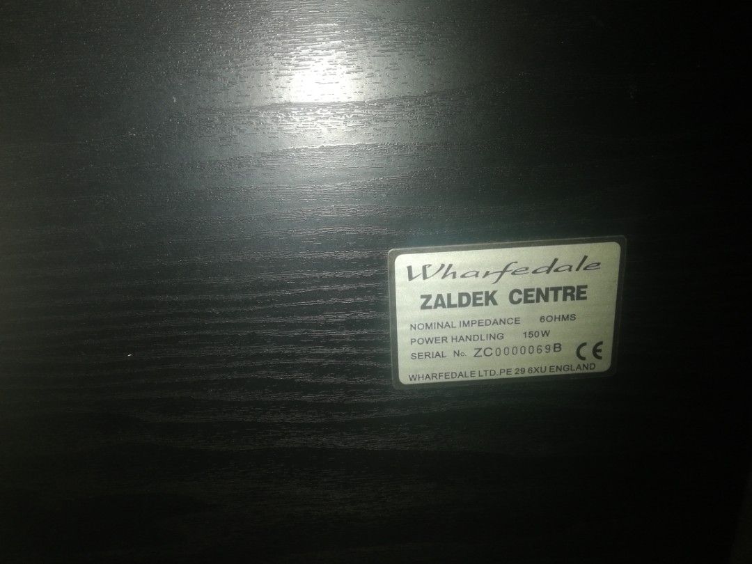 Wharfedale Zaldek Centre Speaker, Audio, Soundbars, Speakers
