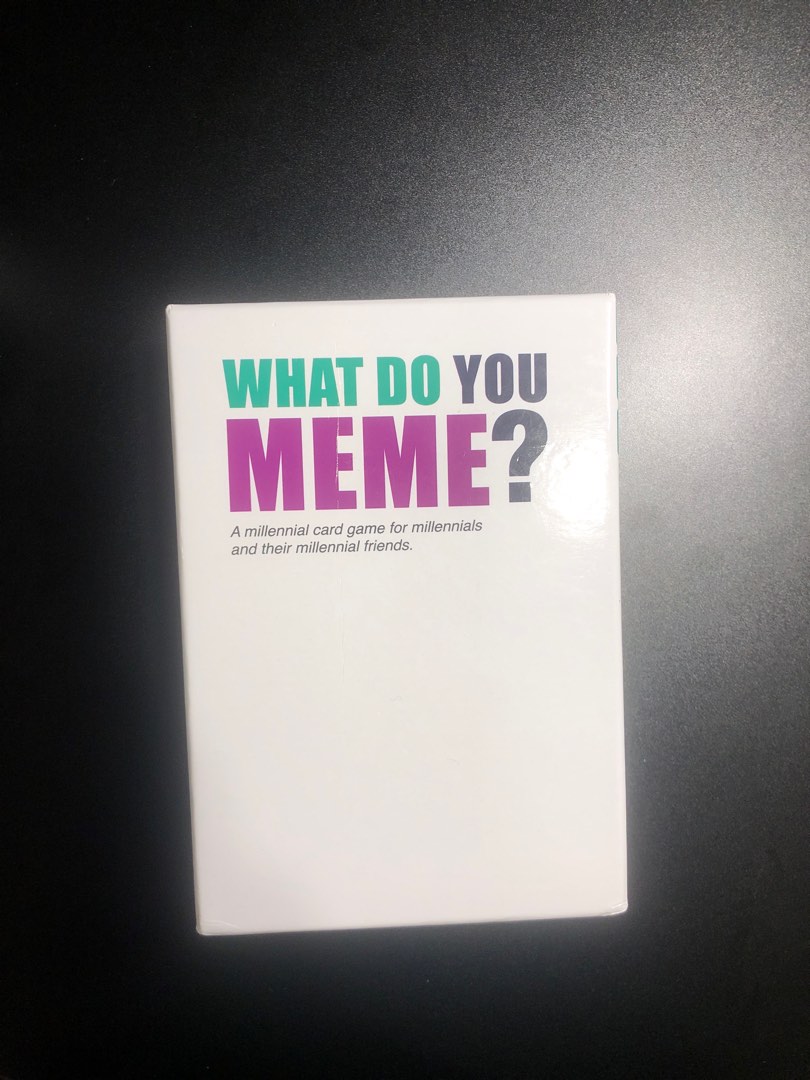 What Do U Meme Card Game Full Set Hobbies Toys Toys Games On What Do U Meme Card Game Full 1682429130 Ad1721fb 