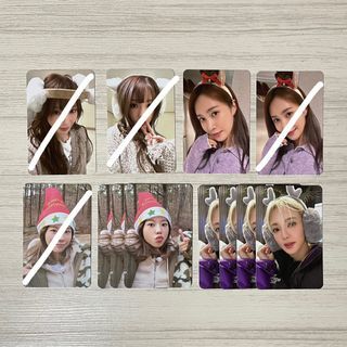[WTS] snsd girls’ generation oh-gg! pink christmas trading cards / taeyeon sunny hyoyeon yuri yoona