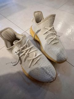 UA Adidas Yeezy Boost 350 Cream White Customized, Men's Fashion, Footwear,  Sneakers on Carousell