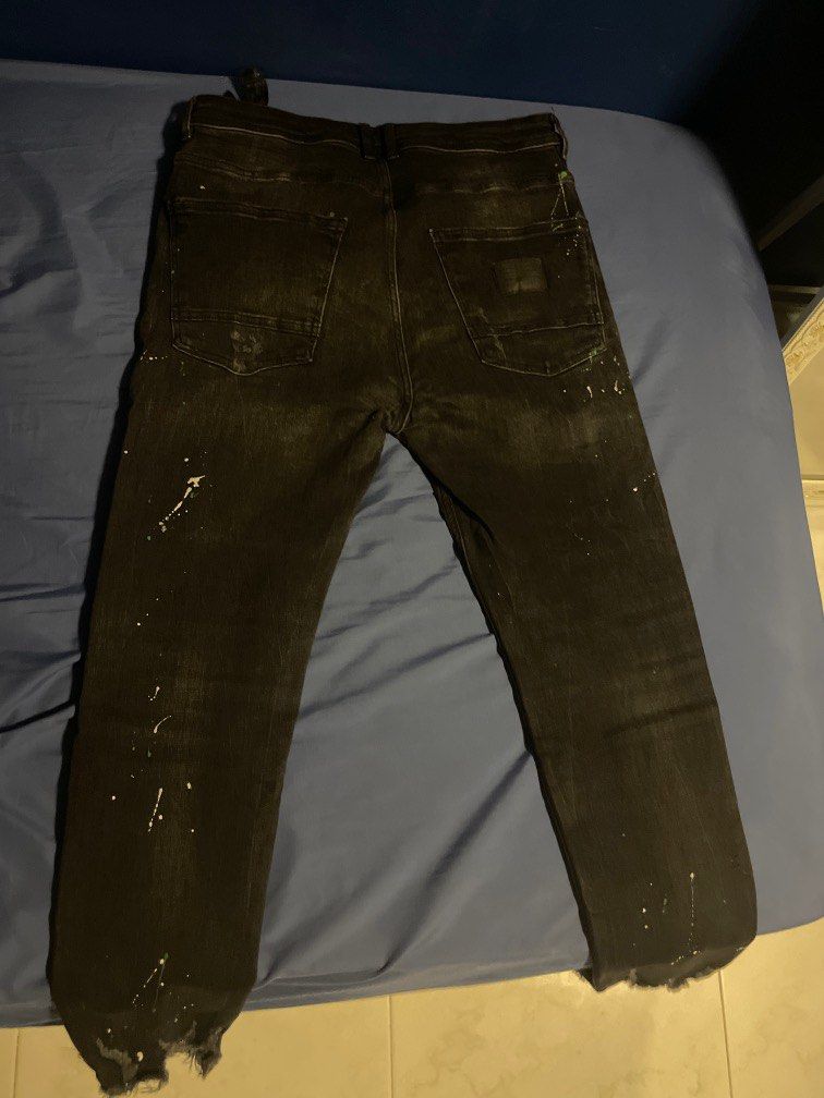 Zara Distressed Jeans, Men's Fashion, Bottoms, Jeans on Carousell