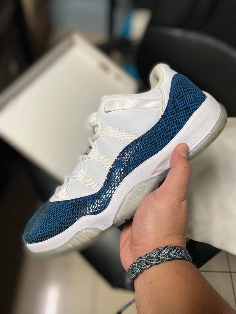 100% Original Air Jordan Retro Low Snake Navy Shoes Brand New, Men's  Fashion, Footwear, Sneakers on Carousell