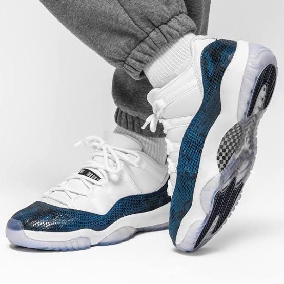 Jordan 11 navy snake store