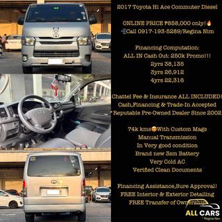 2017 Toyota Hiace Commuter Manual