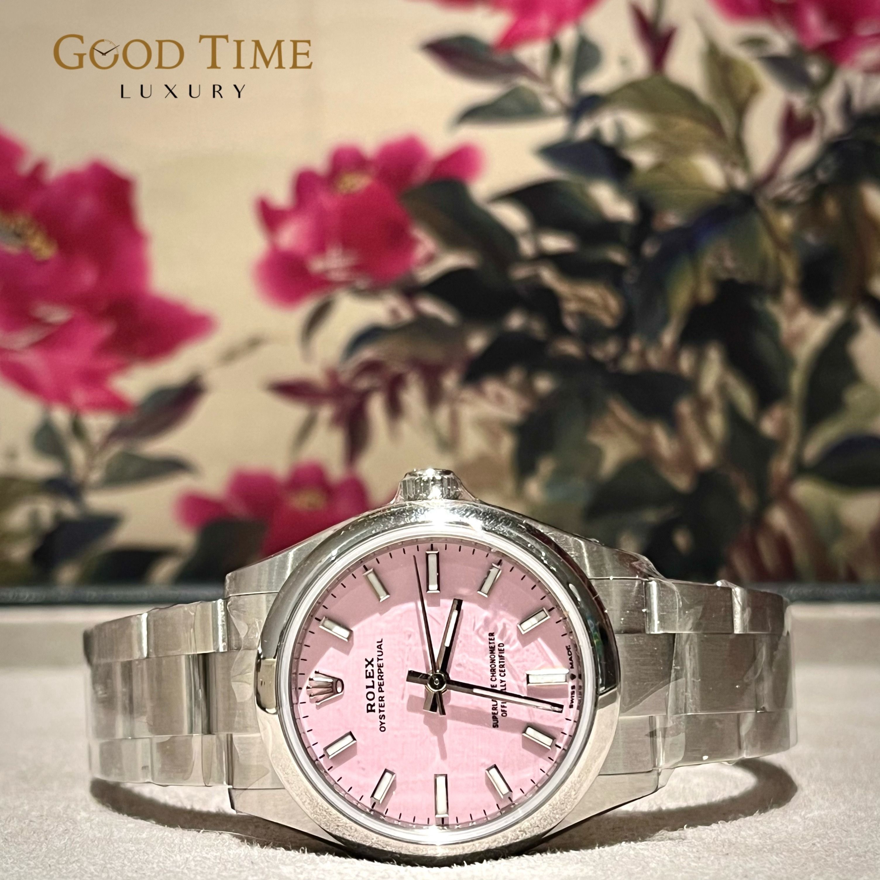 Rolex best sale pink 2021
