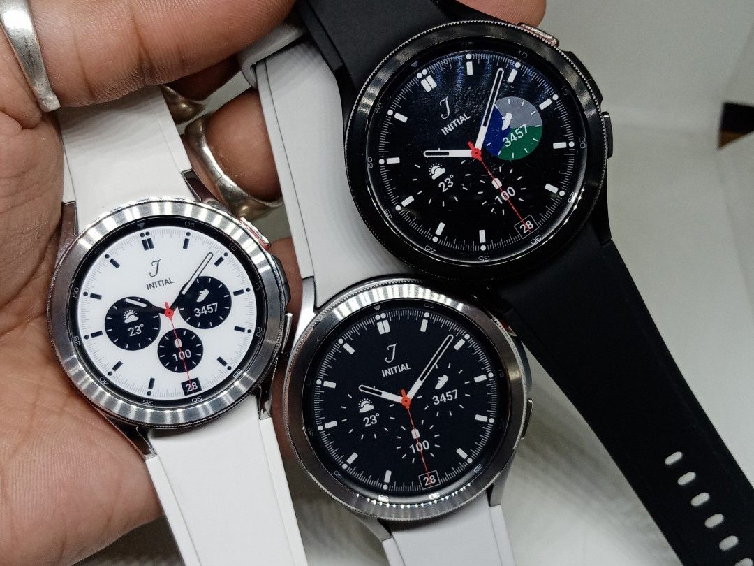 3pcs Samsung Galaxy Watch (Dummy Watch) (Category: Men's Watches) located in San Pablo. Submitted by fredambion (Listing ID 1228562870, Image 3). Description: *What You See Is What You Get *3pcs Samsung Galaxy Watch (Dummy Watch) *All For Only 1,000 (3pcs) *Dummy Watch Display From Samsung Store / Black, White & Gray Color / Working Ring Bezel / For Men *Rubber Strap Plng Panalo Kana *2nd Hand Condition *Manage Your Expectation *Check Pictures *P