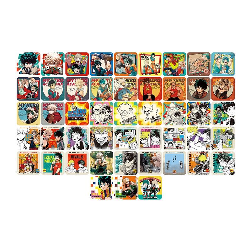 我的英雄學院卡紙全套48種Jump 日本正版僕のヒーローアカデミア, 興趣及遊戲, 手作＆自家設計, 文具及工藝- 畫作及印刷品- Carousell