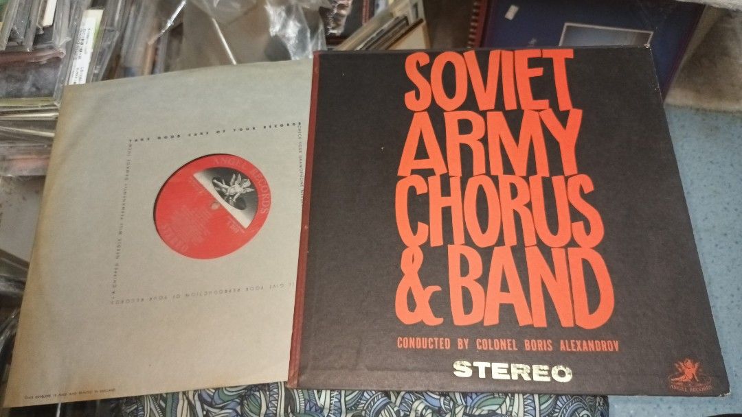 美版 古典名盤 BORIS ALEXANDROV SOVIET ARMY CHORUS & BAND 舊版 黑膠 LP, 興趣及遊戲, 音樂