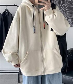 日牌 Anchor simth oversize 米色 連帽 外套 夾克