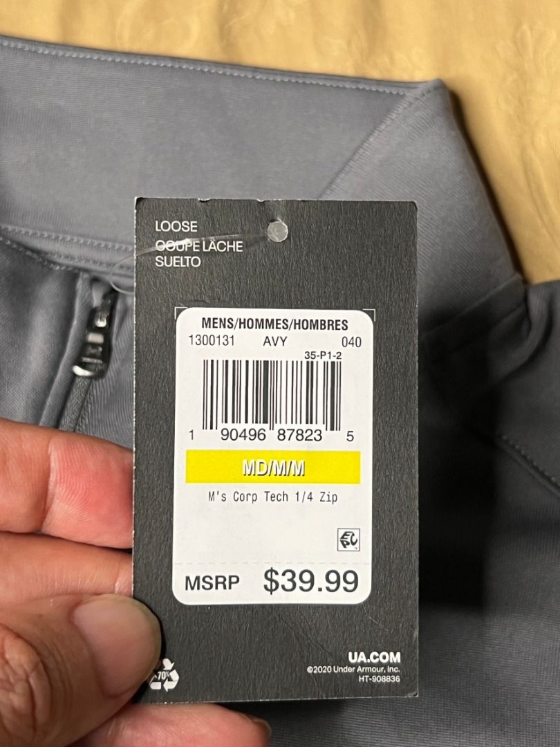 Men s CORP TecH Zip Under Armour UA