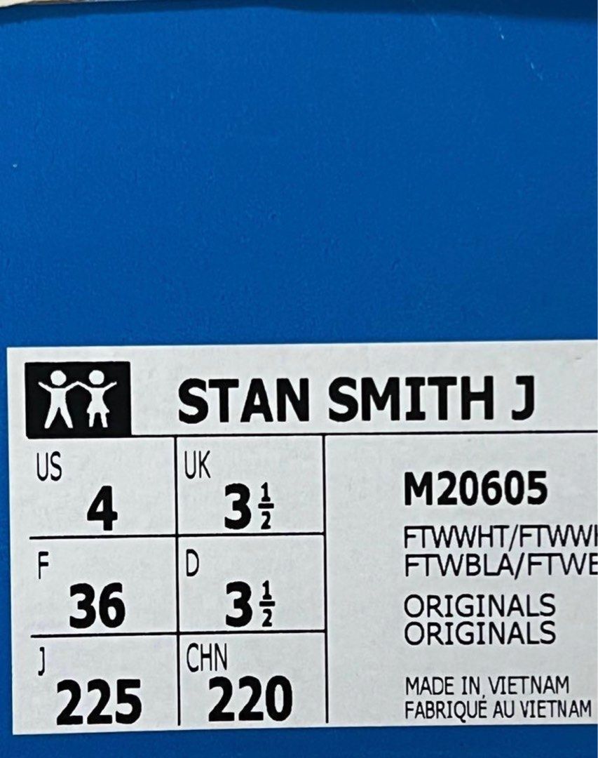 Stan smith junior size 4 top