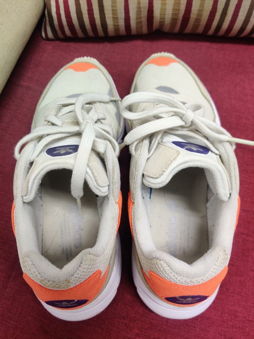 Adidas yung 96 white online orange