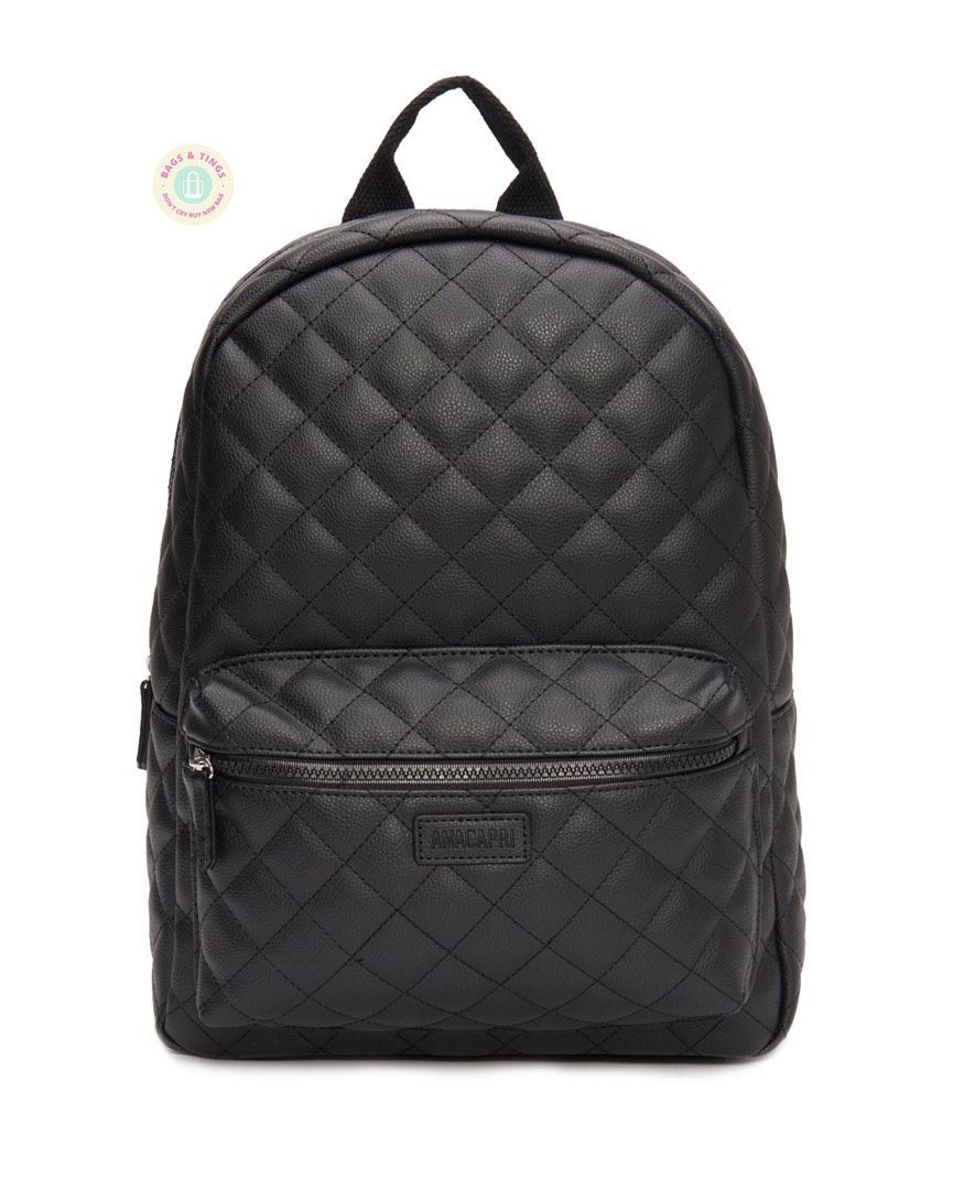 ANACAPRI QUILTED BACKPACK, Women's Fashion, Bags & Wallets, Backpacks ...