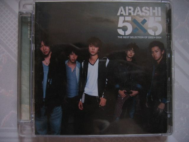 Arashi 嵐- 5×5 THE BEST SELECTION OF 2002←2004 CD (l中國授權版