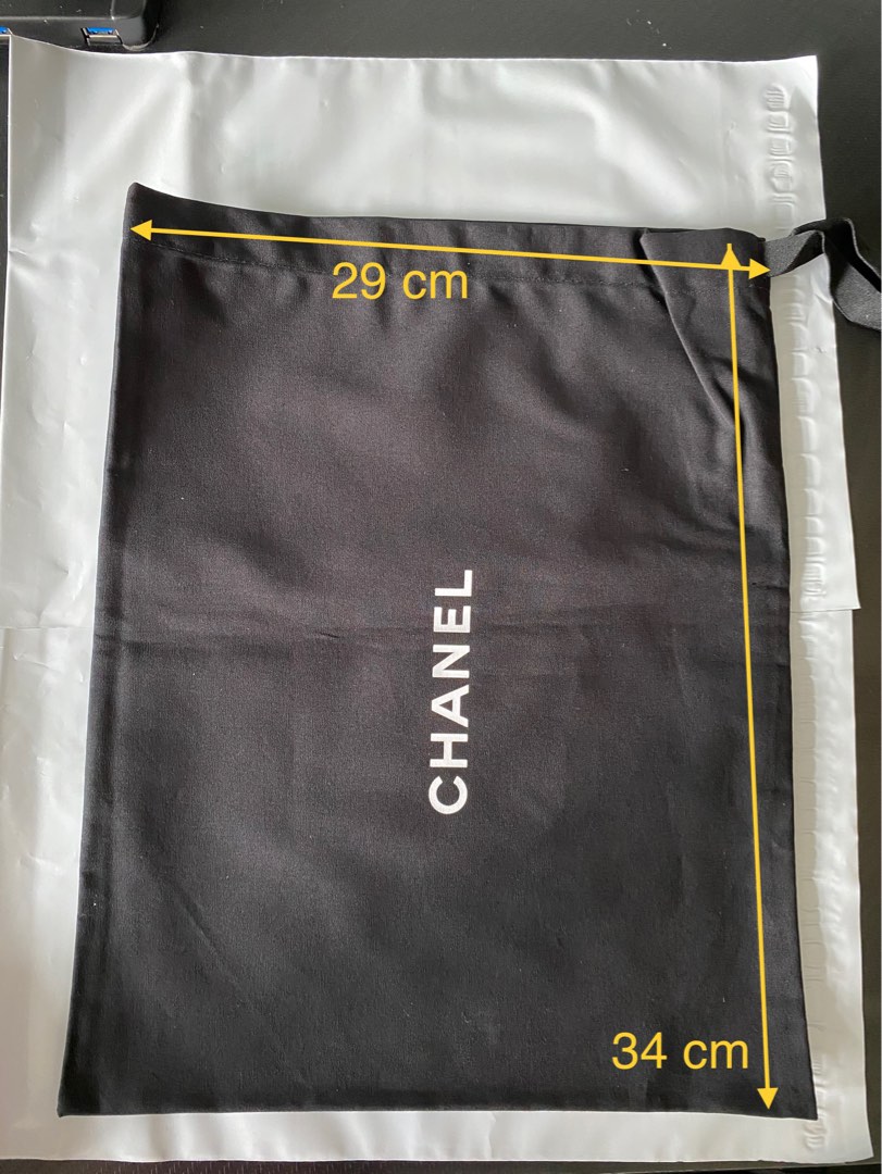 Authentic black Chanel dustbag, Luxury, Bags & Wallets on Carousell