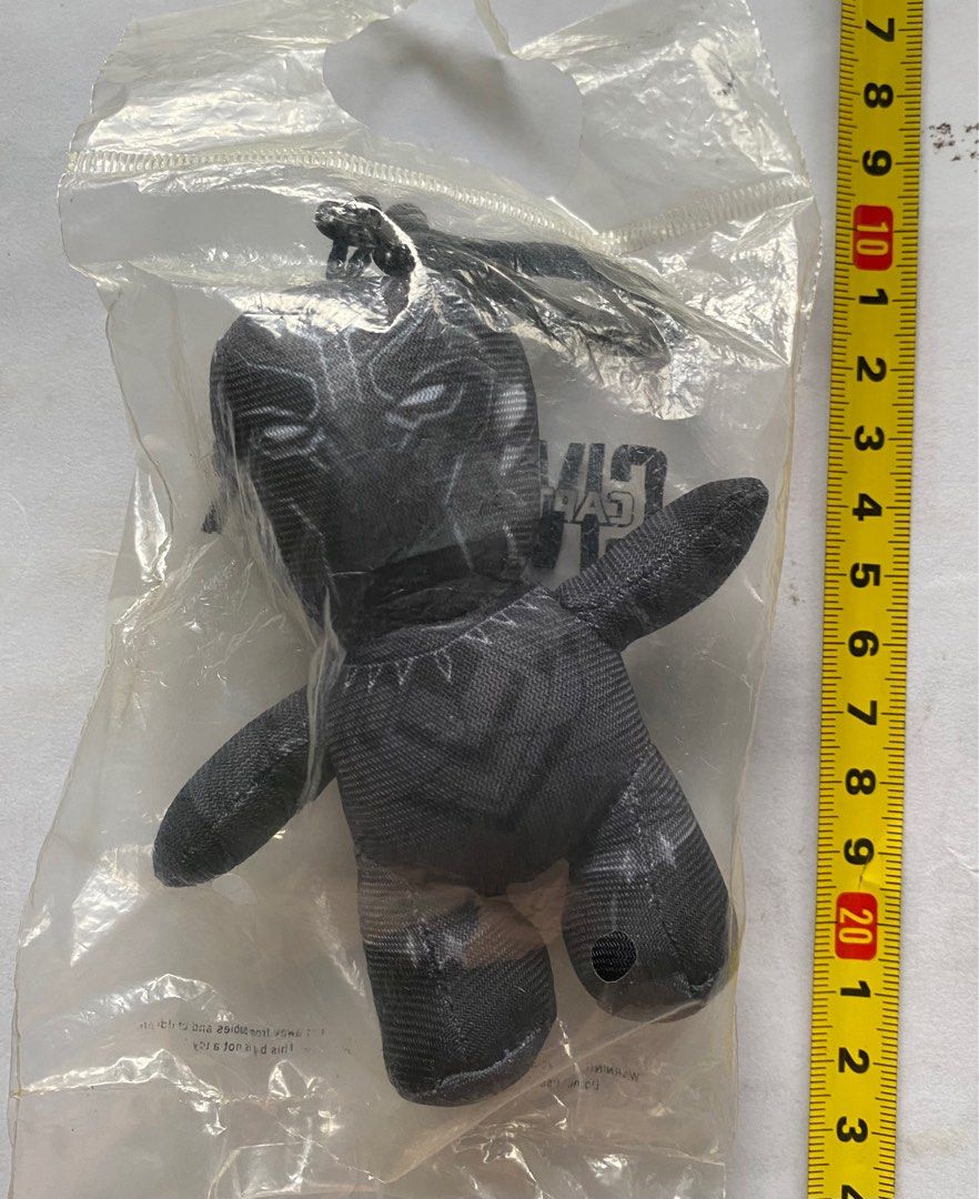Avengers civil war plush bag hangers black panther vision iron man ant