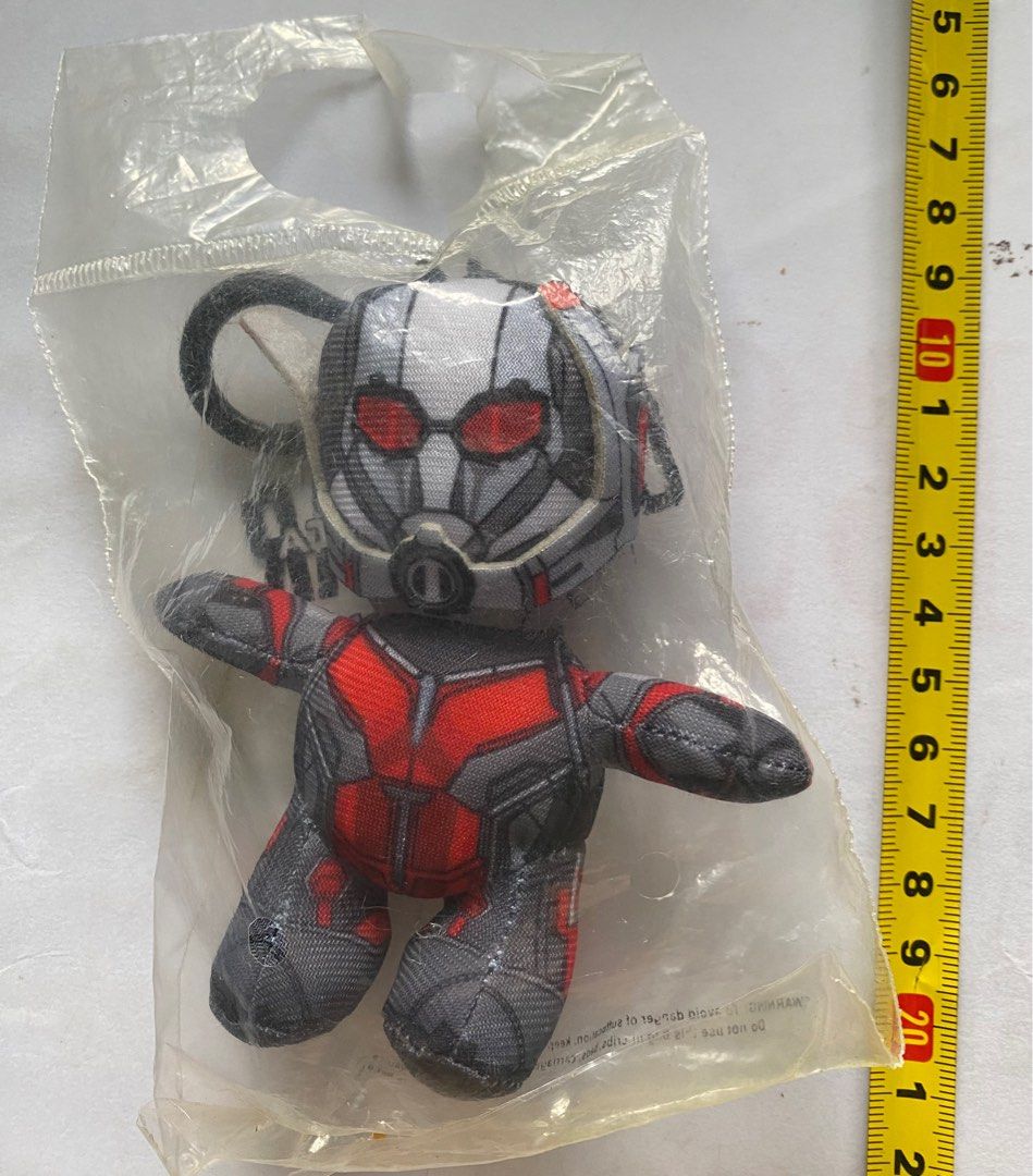 Avengers civil war plush bag hangers black panther vision iron man ant