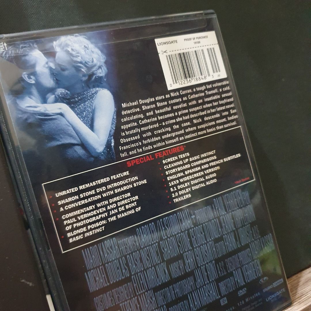 Basic Instinct (Ultimate Edition) DVD R1 on Carousell