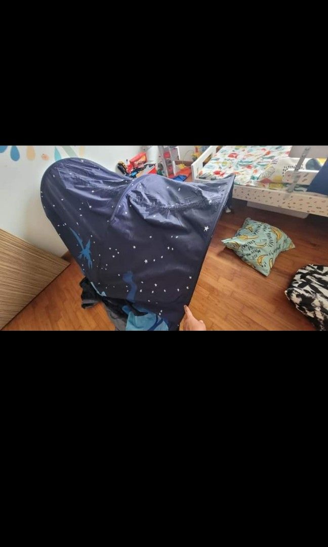 Bed tent ikea, Furniture & Home Living, Bedding & Towels on Carousell