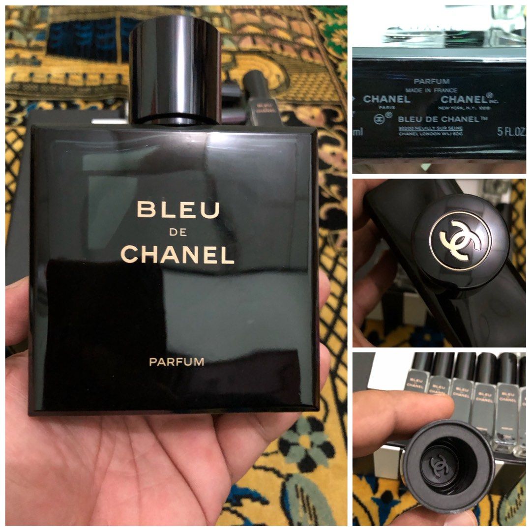 Bleu De Chanel Twist and Spray Parfum travel spray 3 x 20ml Luxury  Accessories on Carousell