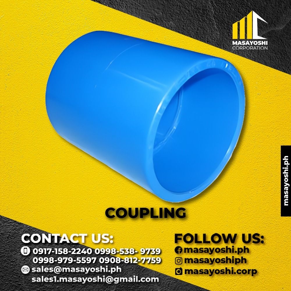 blue pvc coupling, fittings, pvc works, pipe works, pipeworks