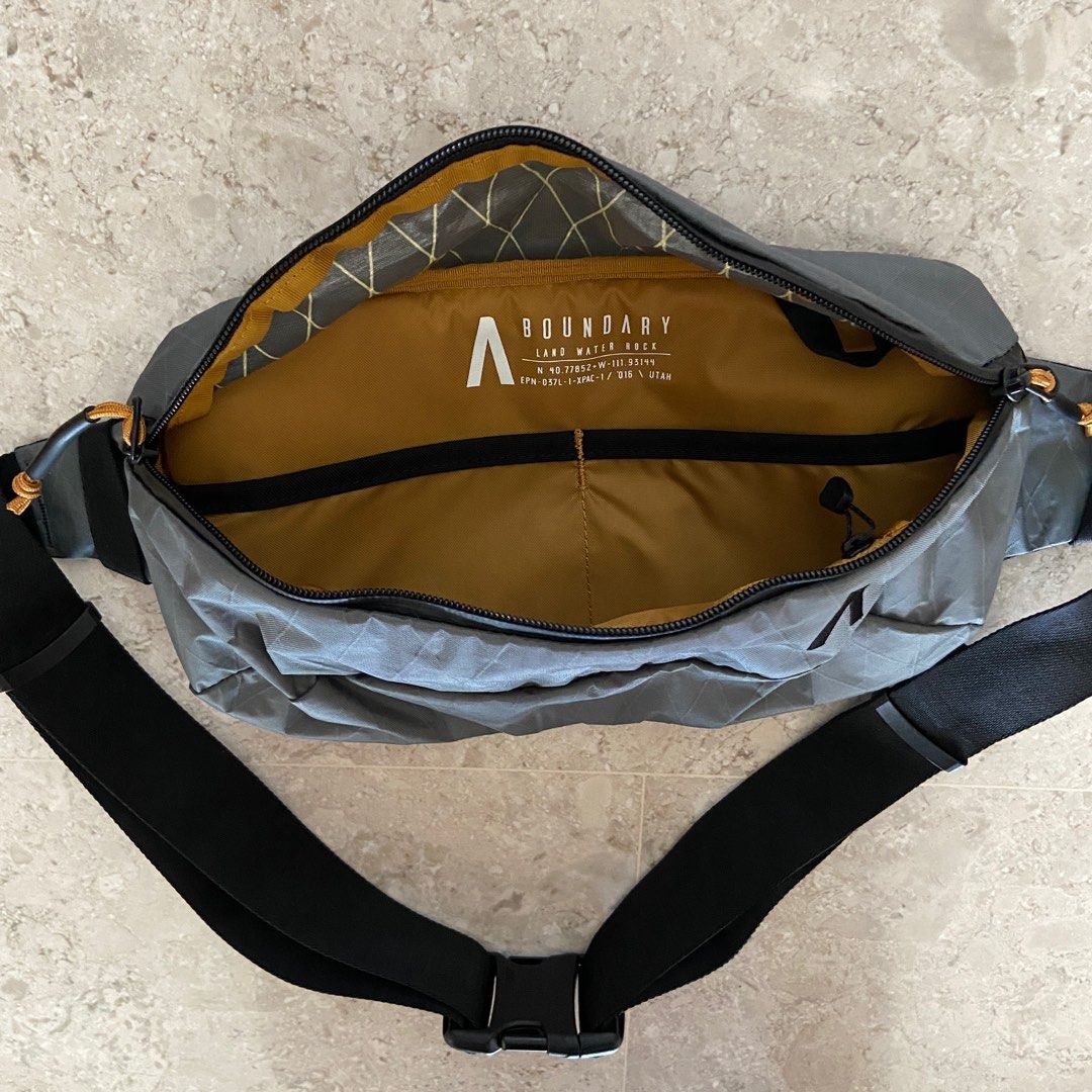 Boundary Supply Rennen Sling Bag in XPac Urbane Grey, Men's Fashion