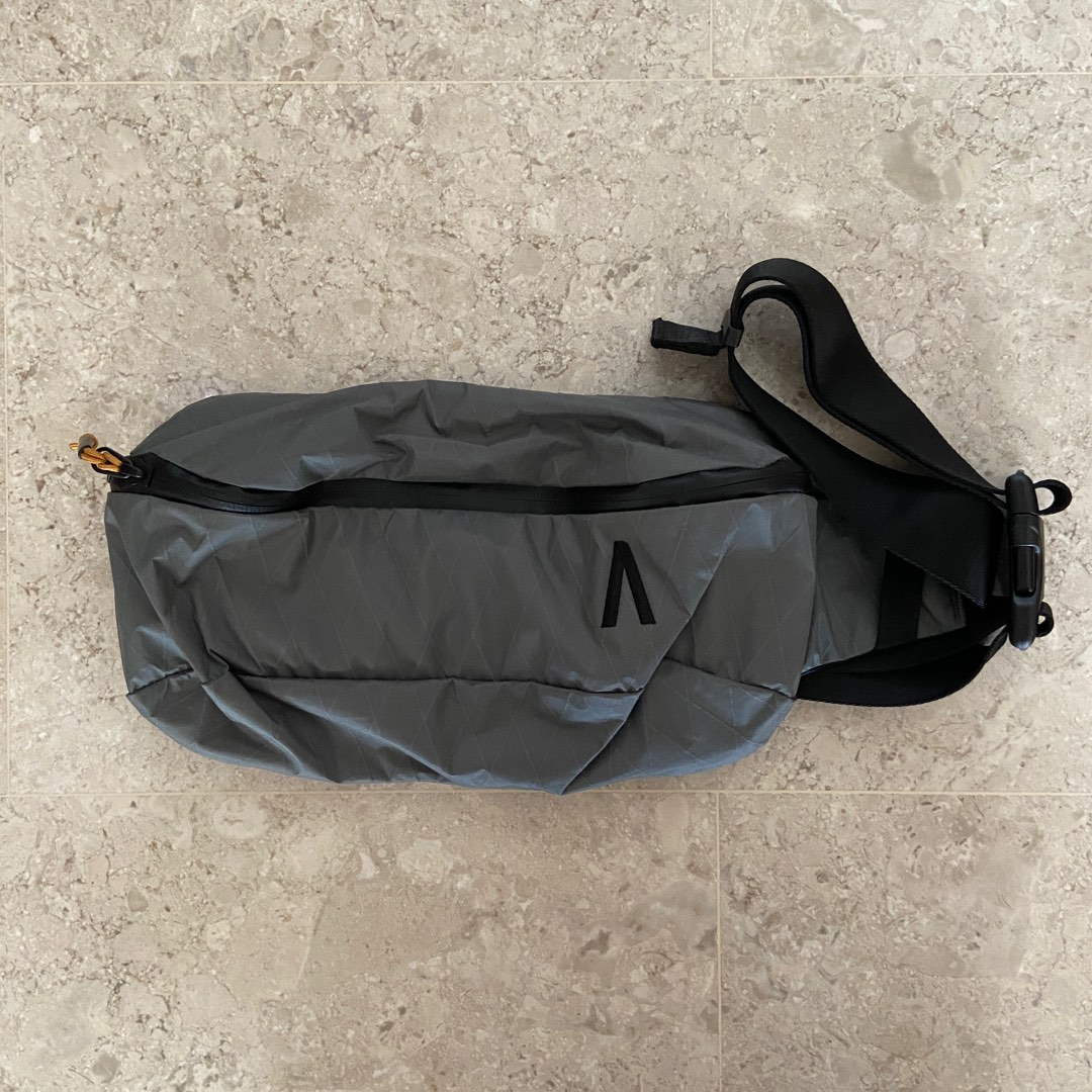 Boundary Supply Rennen Sling Bag in XPac Urbane Grey, Men's Fashion