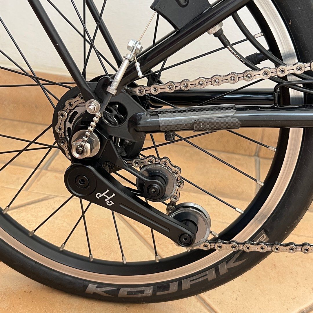 Brompton Flame Lacquer 3Speed (Internal Gears), Sports Equipment