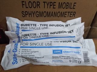 Burette - type infusion Set 150ml gravity feed