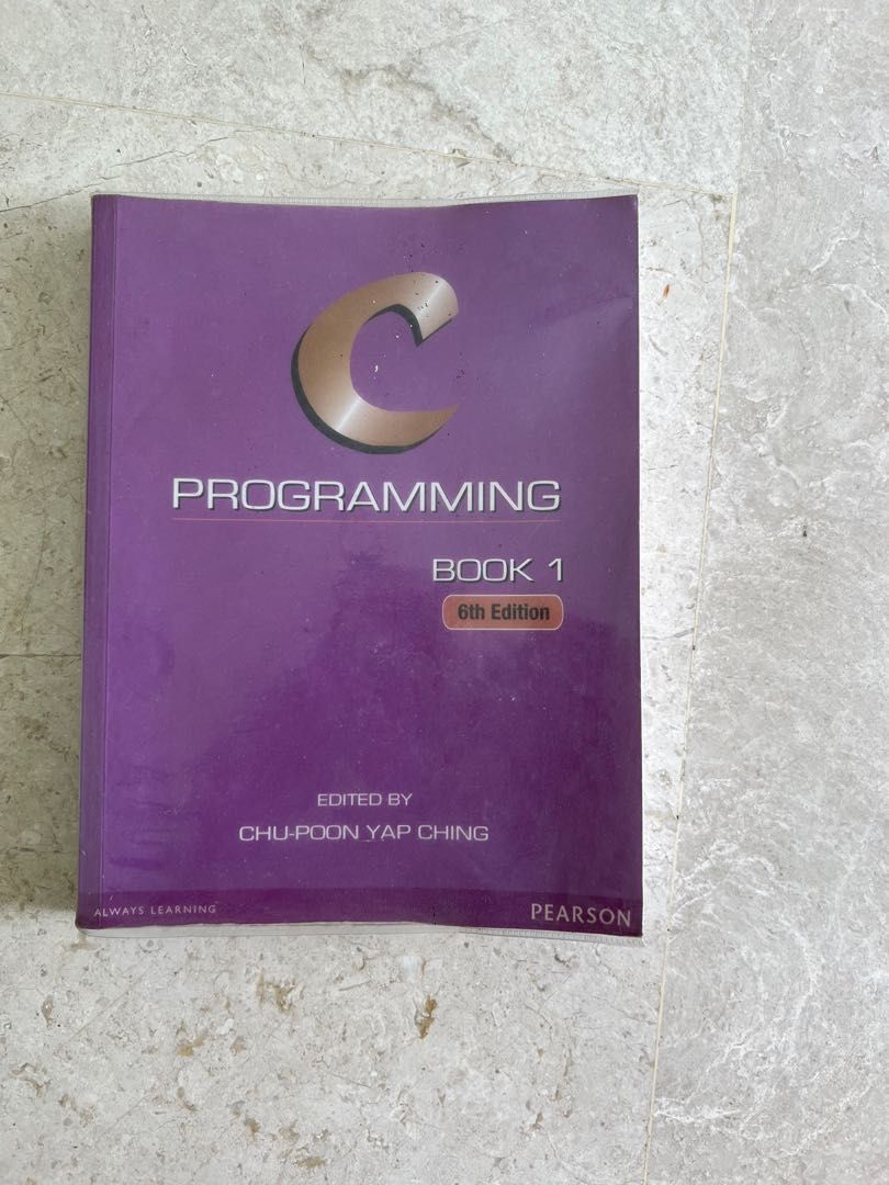 C Programming Book 1, Hobbies & Toys, Books & Magazines, Textbooks on ...