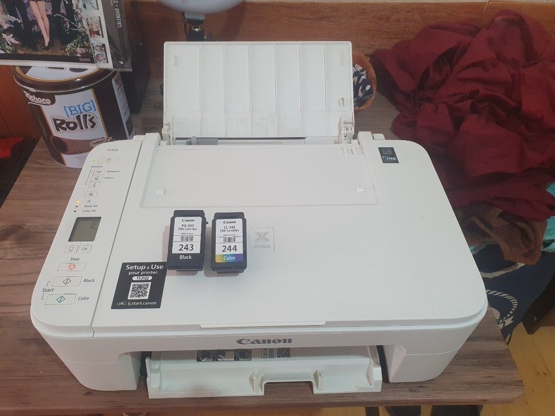 Canon Pixma TS3122 3 in 1 Printer, Copier and Scanner (Wireless via