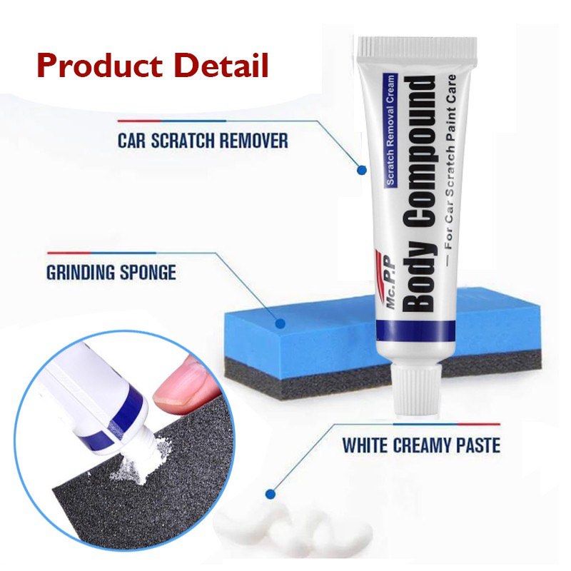 Car Scratch Repair Wax Auto Body Compound Polishing Grinding Paste Paint  Cleaner Polishes Fix kit Paint Care Accessories