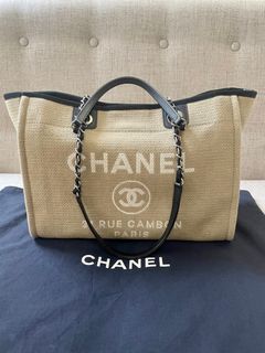 Chanel Deauville Small Canvas Tote Series 16