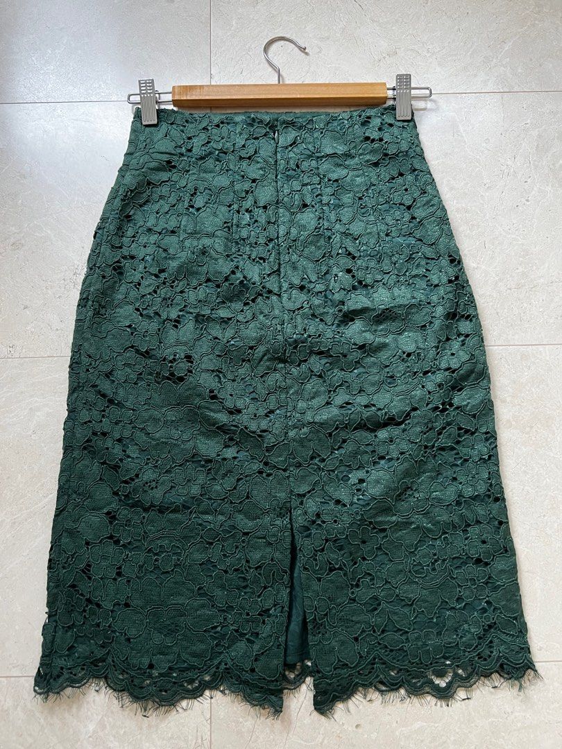 Green pencil cheap skirt 3d